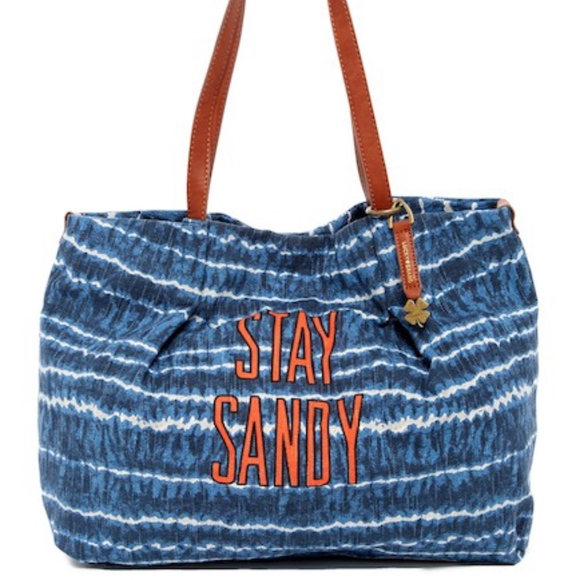 Lucky Brand Handbags - Lucky Brand Portland Stay Sandy Tote Beach Bag